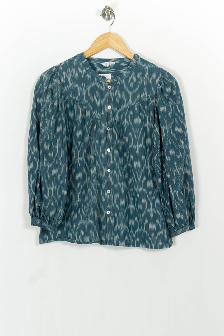 Blouse Bleue et Blanche - Taille S/36 de la marque Maison 123 | PARAD104685 - Vendu par Paradigme - Image 2