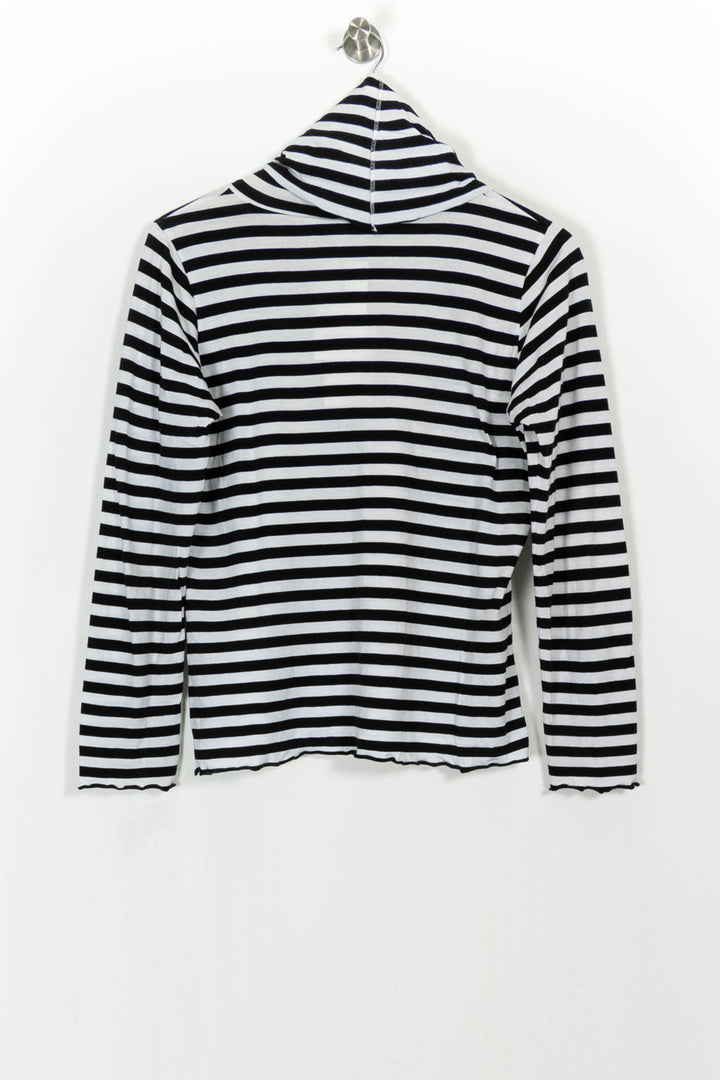 Pull Noir et Blanc - Taille L/40 de la marque Agnès b. | PARAD104686 - Vendu par Paradigme - Image 4