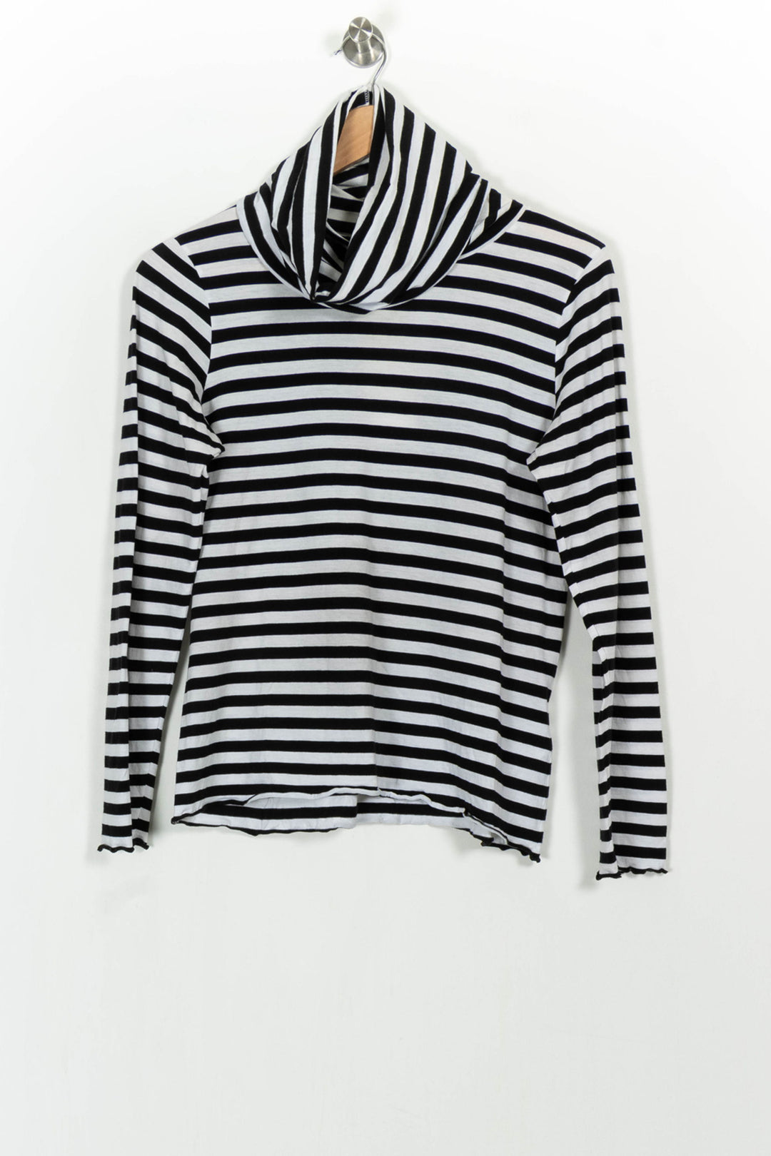 Pull Noir et Blanc - Taille L/40 de la marque Agnès b. | PARAD104686 - Vendu par Paradigme - Image 2