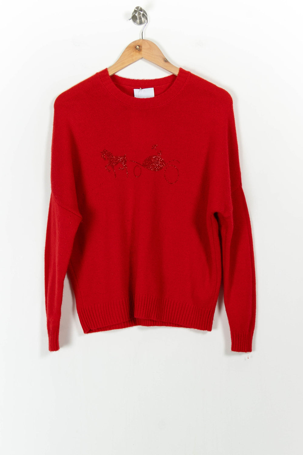 Pull Rouge - Taille S/36 de la marque Weill | PARAD104688 - Vendu par Paradigme - Image 2