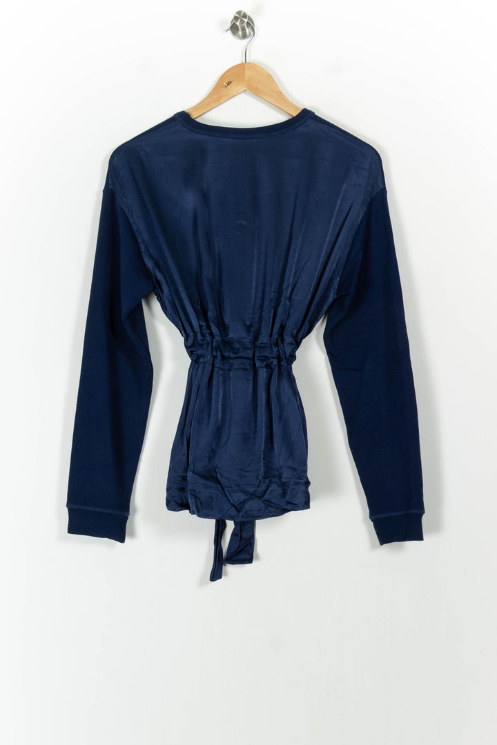 Sweatshirt Bleu - Taille S/36 de la marque Sandro | PARAD104691 - Vendu par Paradigme - Image 4