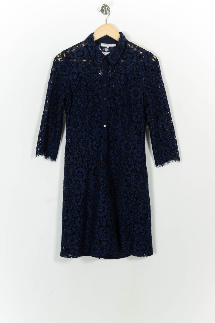 Robe Courte Bleue - Taille M/38 de la marque Gerard Darel | PARAD104694 - Vendu par Paradigme - Image 2