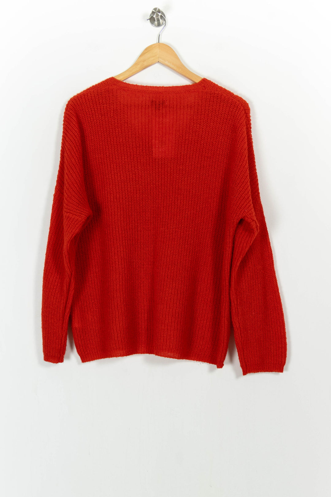 Pull Rouge - Taille M/38 de la marque Galeries Lafayette | PARAD104697 - Vendu par Paradigme - Image 4
