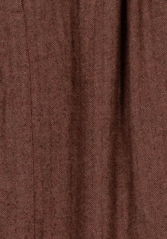 Jupe Midi Bordeaux - Taille M/38 de la marque Sessùn | PARAD104698 - Vendu par Paradigme - Image 3