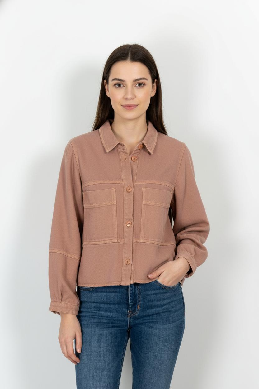 Chemise Rose - Taille L/40 de la marque Sessùn | PARAD104700 - Vendu par Paradigme - Image 1