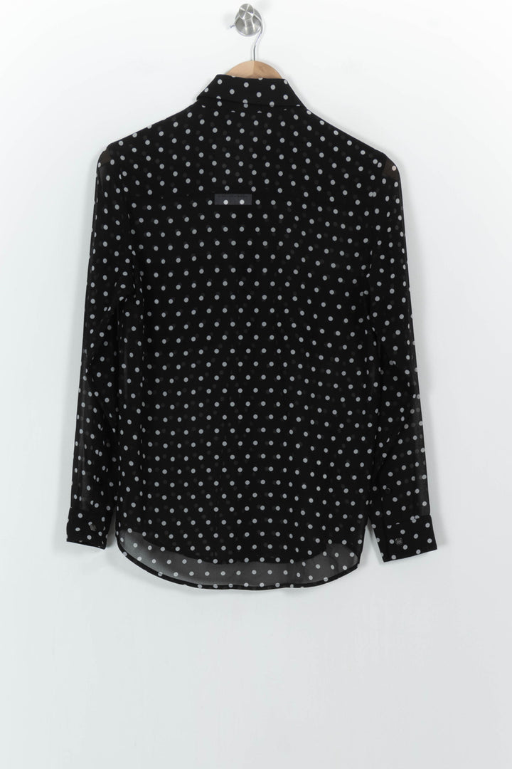 Chemise Noire et Blanche - Taille XXS/32 de la marque The Kooples | PARAD104702 - Vendu par Paradigme - Image 4