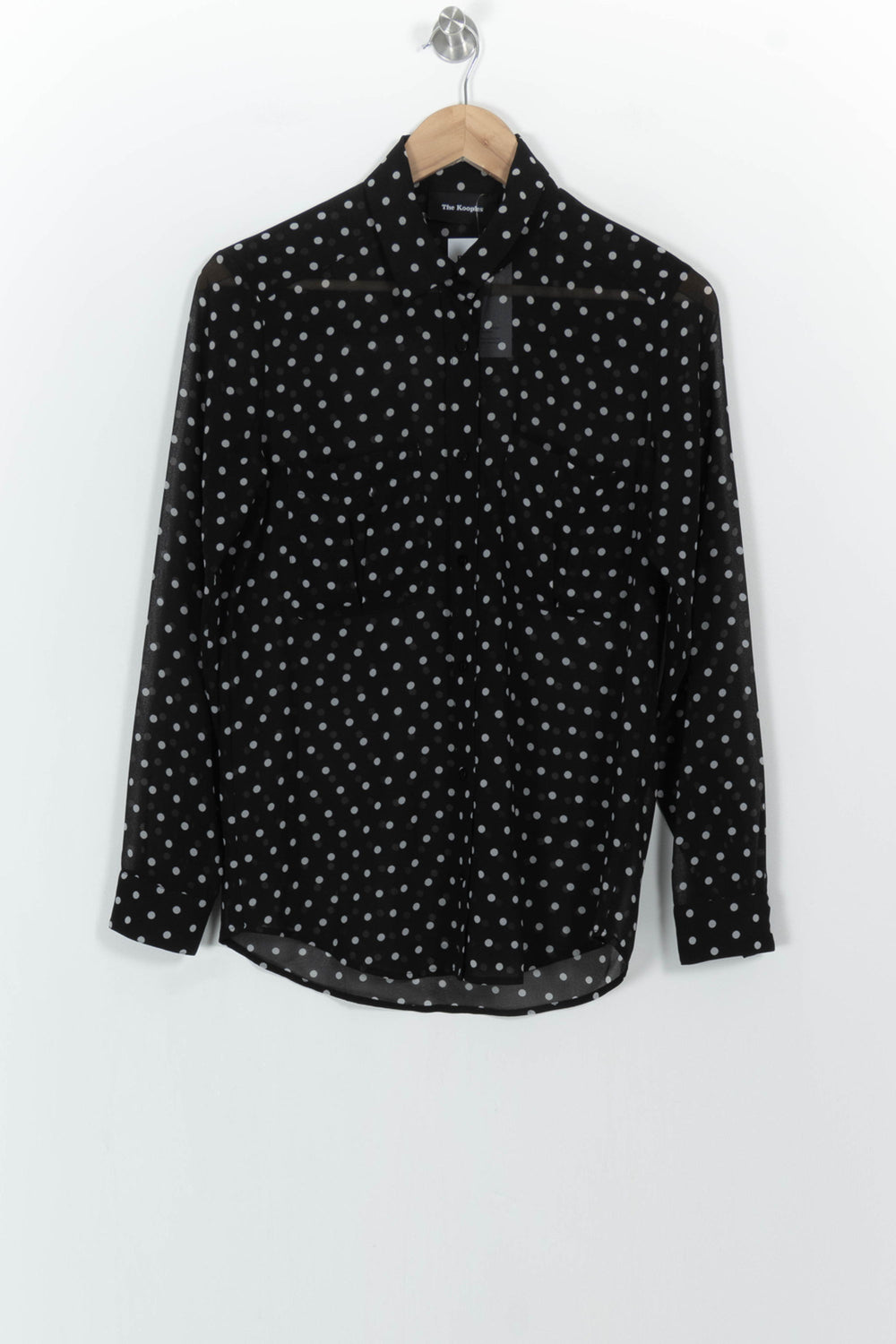 Chemise Noire et Blanche - Taille XXS/32 de la marque The Kooples | PARAD104702 - Vendu par Paradigme - Image 2