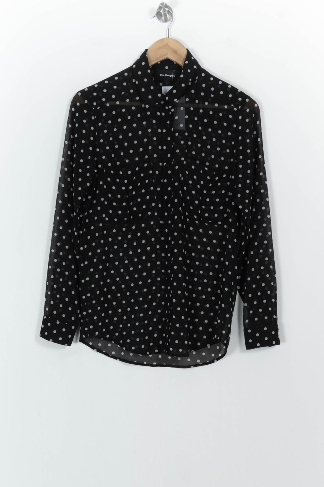 Chemise Noire et Blanche - Taille XXS/32 de la marque The Kooples | PARAD104702 - Vendu par Paradigme - Image 2