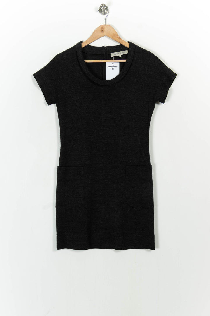 Robe Courte Grise - Taille S/36 de la marque Gerard Darel | PARAD104707 - Vendu par Paradigme - Image 2