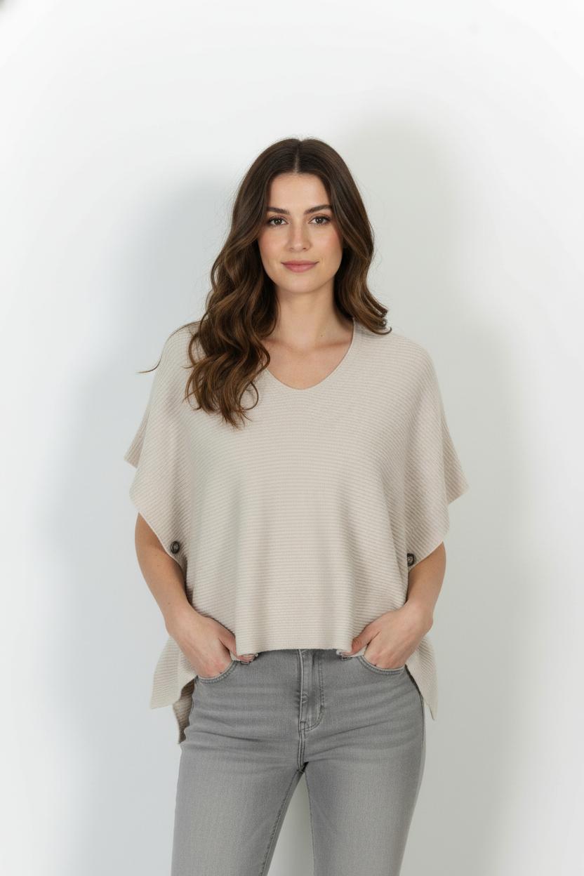 Poncho Beige - Taille T.U. de la marque Gerard Darel | PARAD104708 - Vendu par Paradigme - Image 1