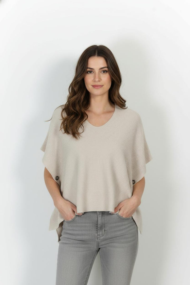 Poncho Beige - Taille T.U. de la marque Gerard Darel | PARAD104708 - Vendu par Paradigme - Image 1
