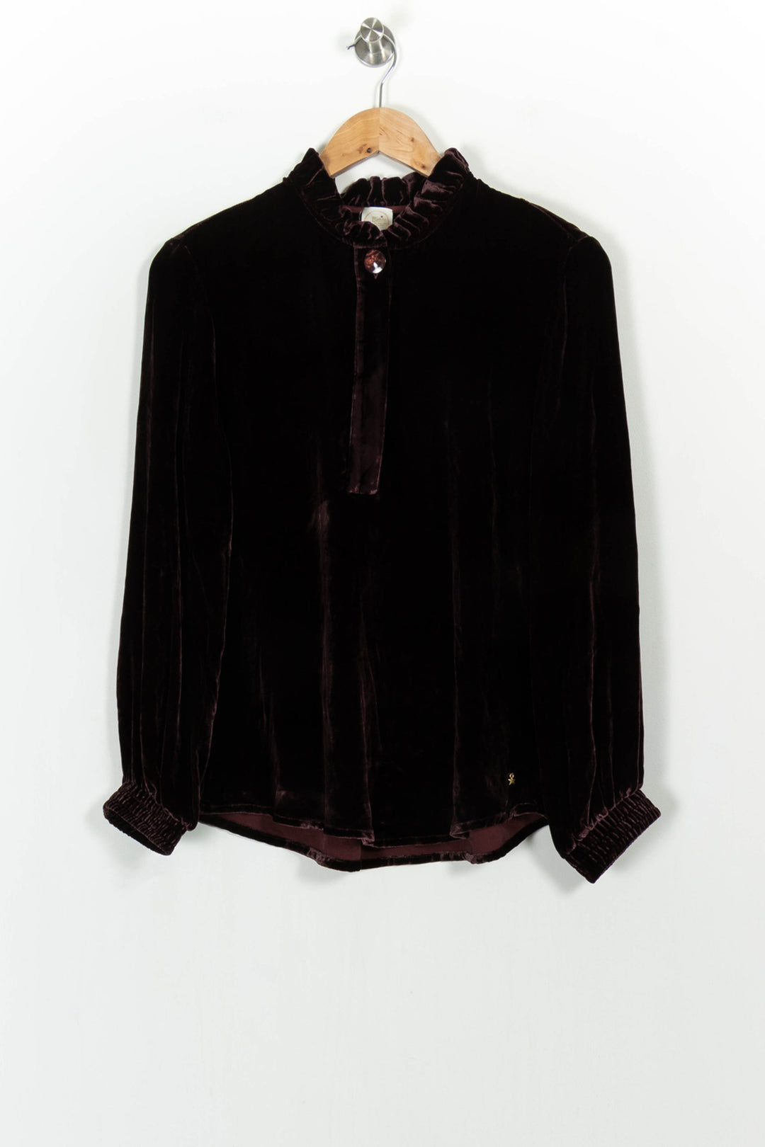 Blouse Bordeaux - Taille M/38 de la marque Des petits hauts | PARAD104709 - Vendu par Paradigme - Image 2