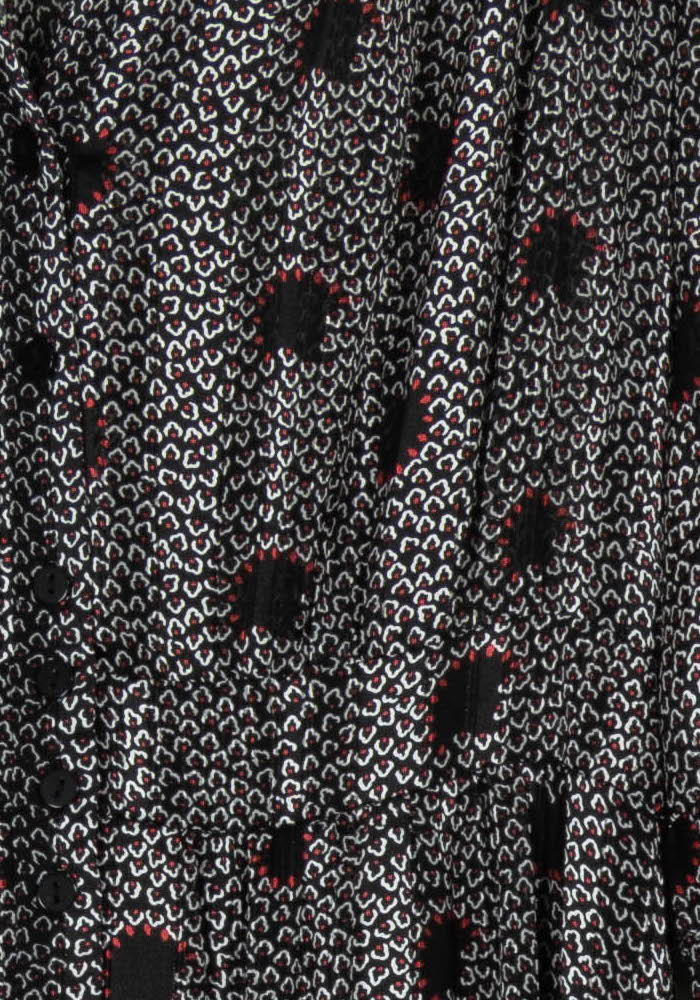 Robe Longue Noire et Blanche - Taille S/36 de la marque ba&sh | PARAD104713 - Vendu par Paradigme - Image 3