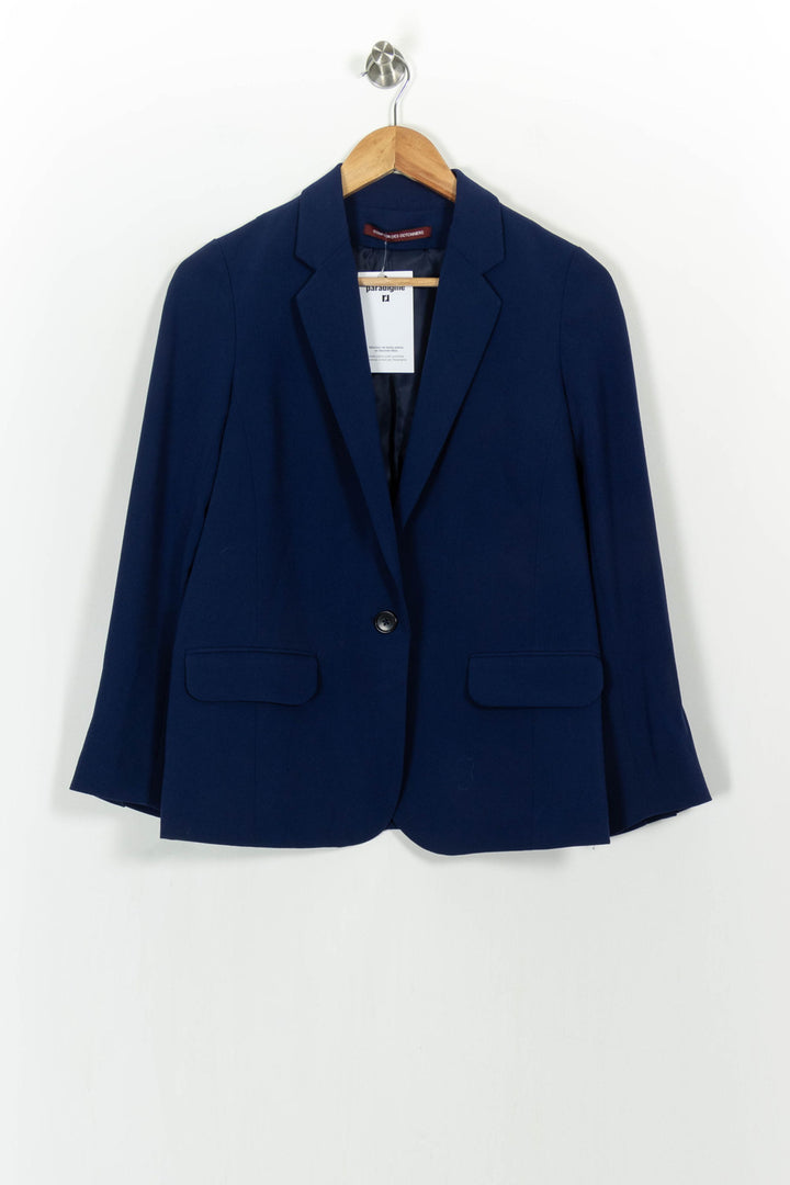 Blazer Bleu - Taille XS/34 de la marque Comptoir des Cotonniers | PARAD104714 - Vendu par Paradigme - Image 2