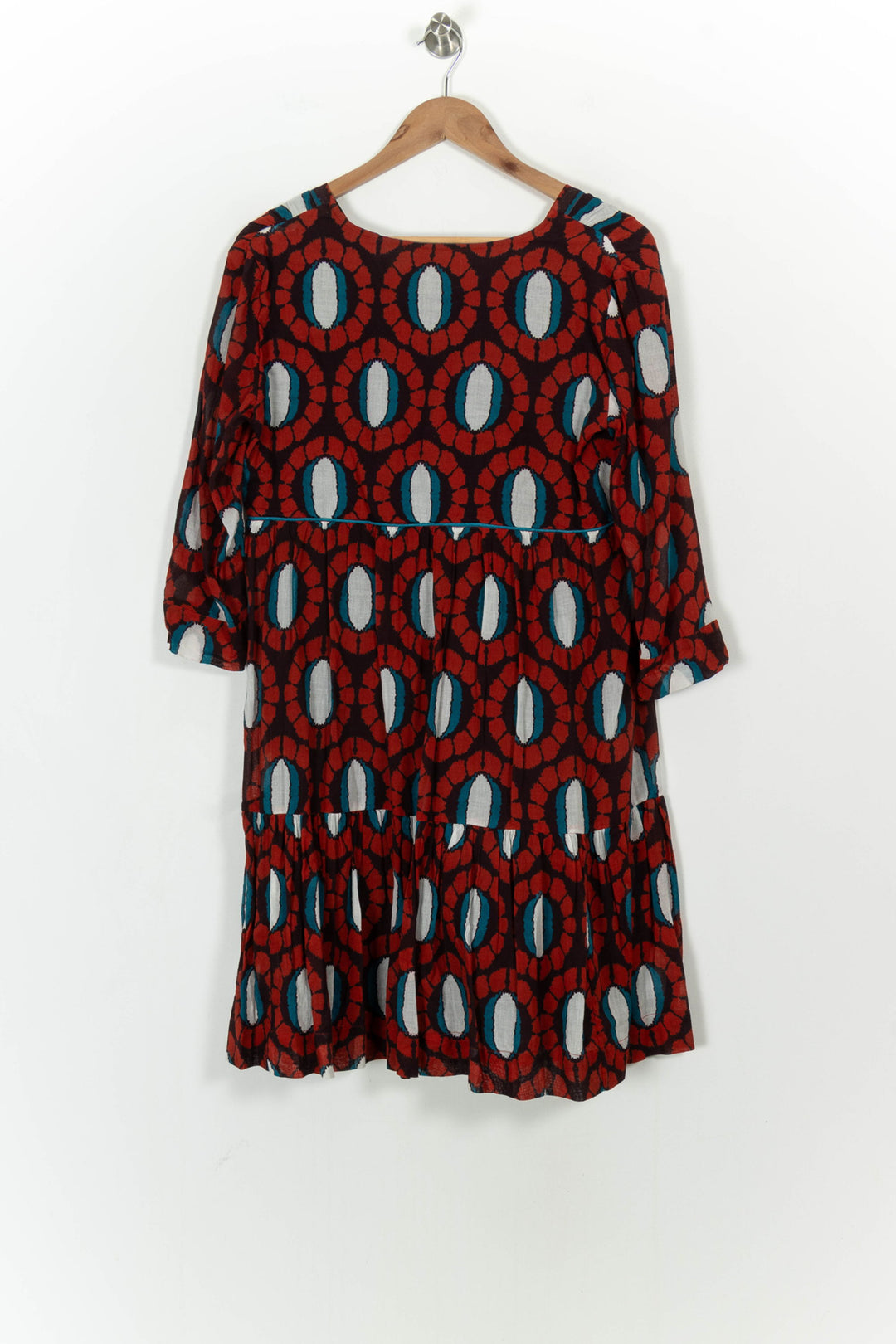 Robe Midi Bordeaux et Bleu - Taille XS/34 de la marque ba&sh | PARAD104715 - Vendu par Paradigme - Image 4