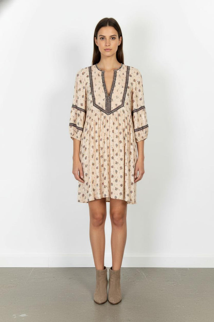 Robe Courte Beige - Taille XS/34 de la marque ba&sh | PARAD104716 - Vendu par Paradigme - Image 1