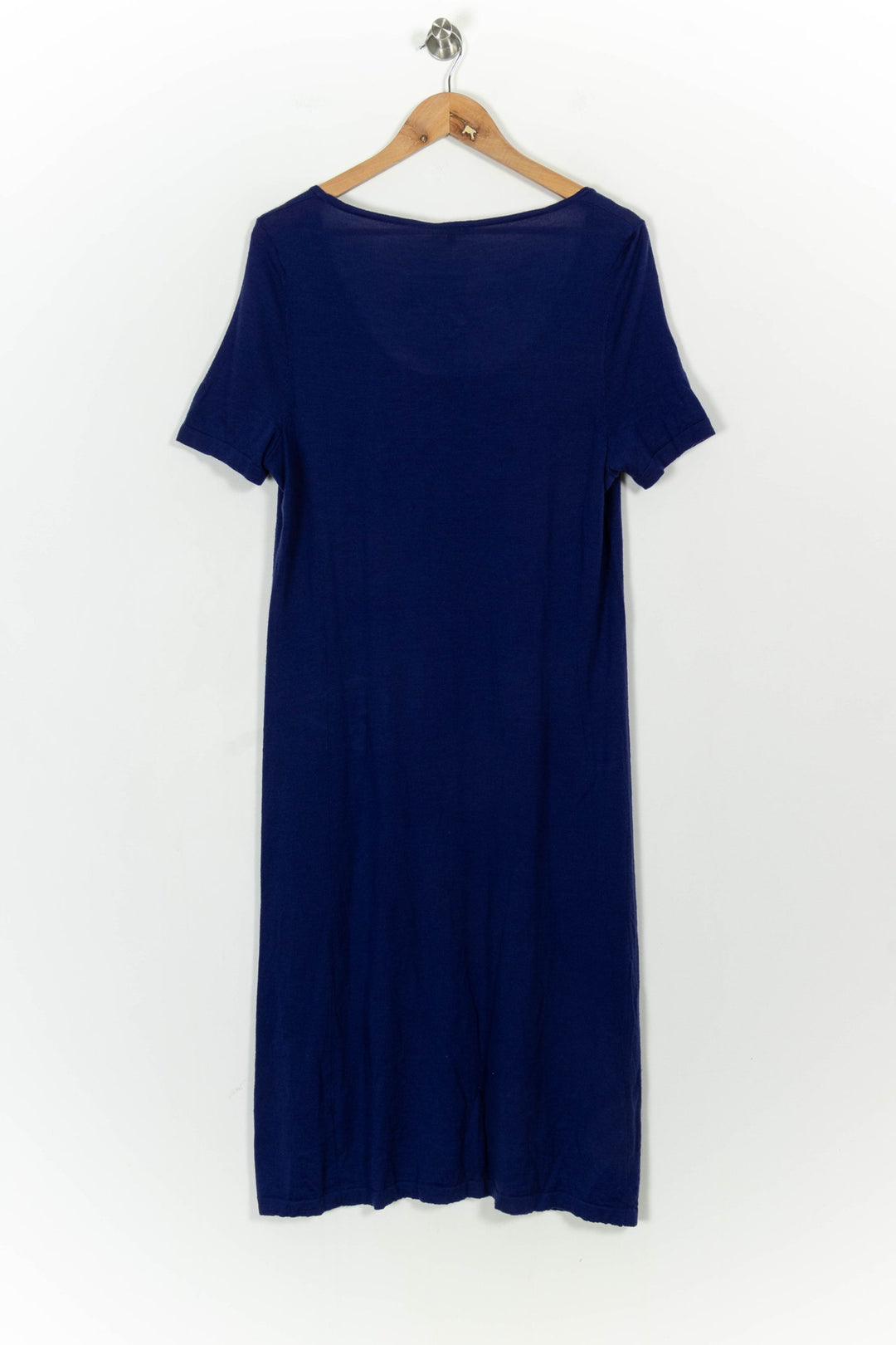 Robe Longue Bleue - Taille XL/42 de la marque Max Mara | PARAD104719 - Vendu par Paradigme - Image 4