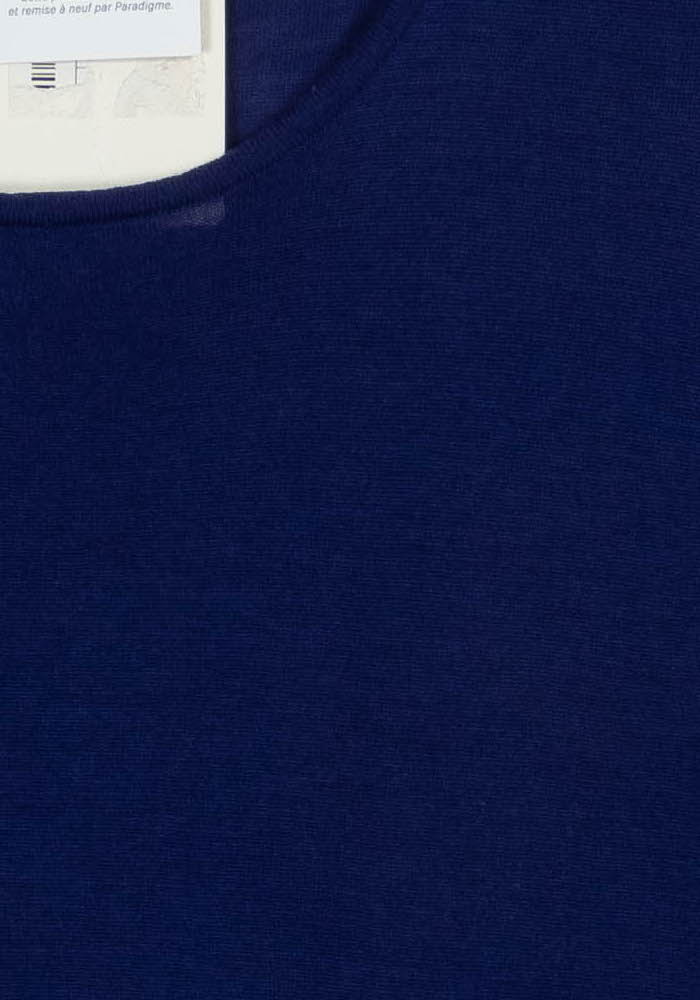 Robe Longue Bleue - Taille XL/42 de la marque Max Mara | PARAD104719 - Vendu par Paradigme - Image 3