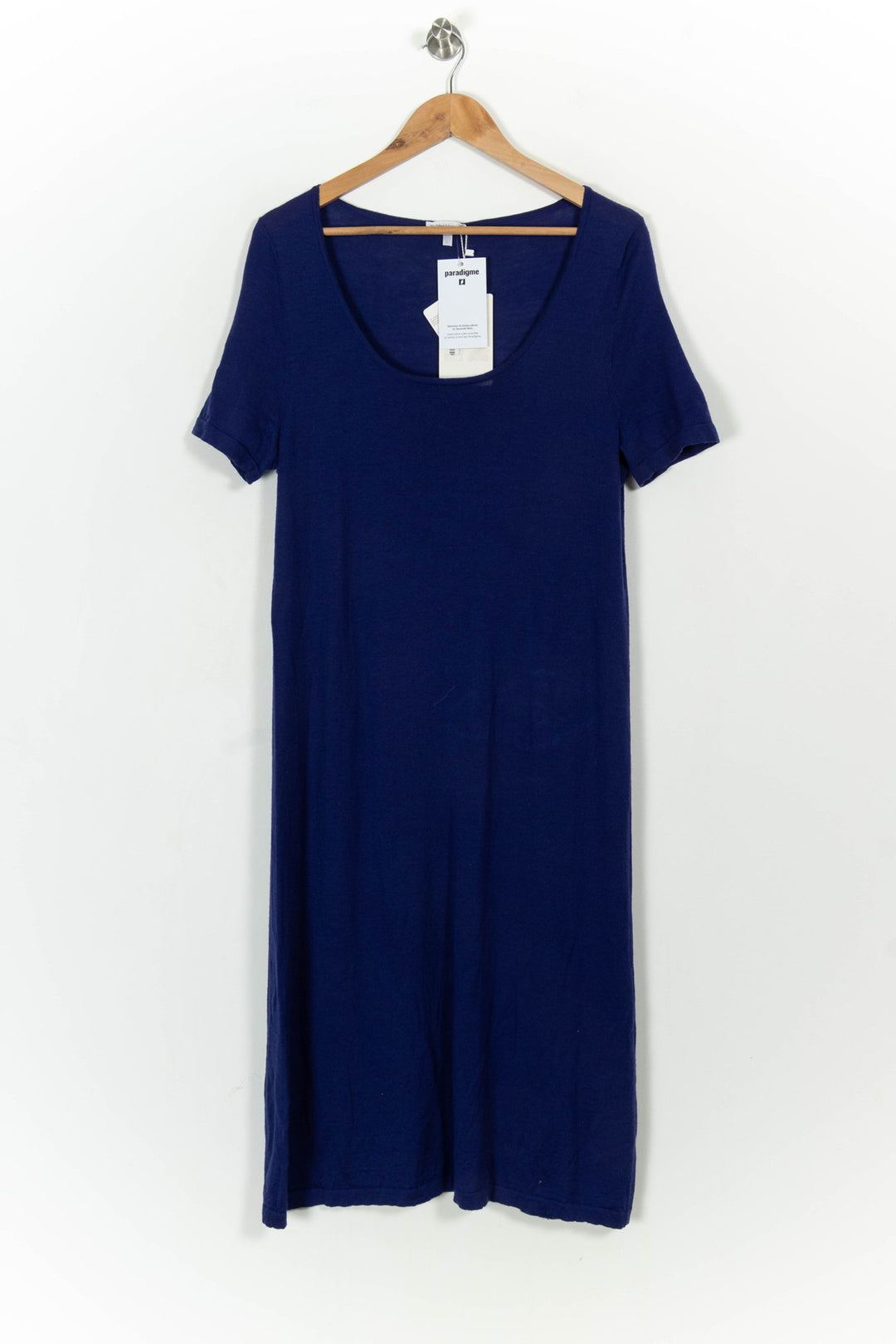 Robe Longue Bleue - Taille XL/42 de la marque Max Mara | PARAD104719 - Vendu par Paradigme - Image 2