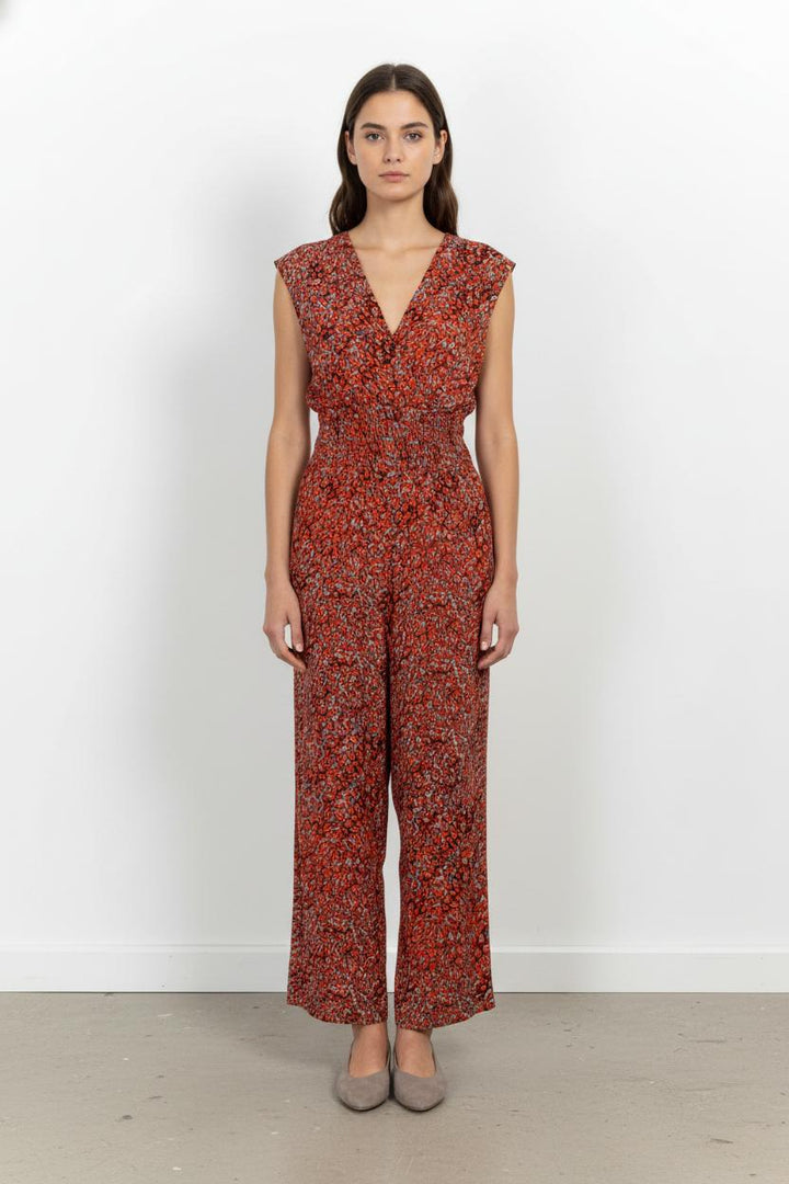 Combinaison Pantalon Bordeaux et Noir - Taille L/40 de la marque Maje | PARAD104729 - Vendu par Paradigme - Image 1