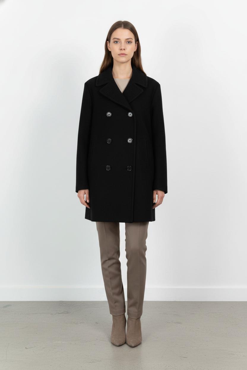 Caban Noir - Taille XS/34 de la marque Ines de la Fressange Paris | PARAD104739 - Vendu par Paradigme - Image 1