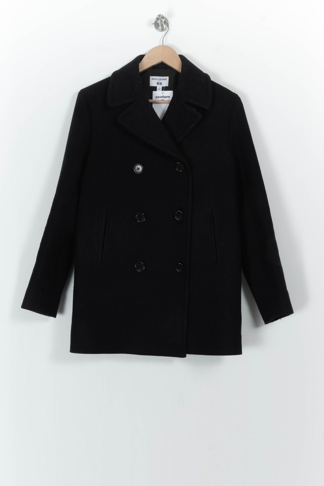 Caban Noir - Taille XS/34 de la marque Ines de la Fressange Paris | PARAD104739 - Vendu par Paradigme - Image 2