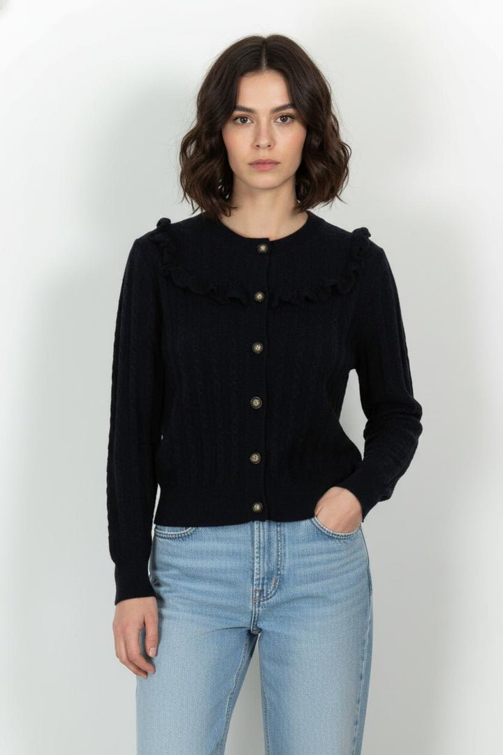 Cardigan Bleu - Taille M/38 de la marque Léon & Harper | PARAD104740 - Vendu par Paradigme - Image 1