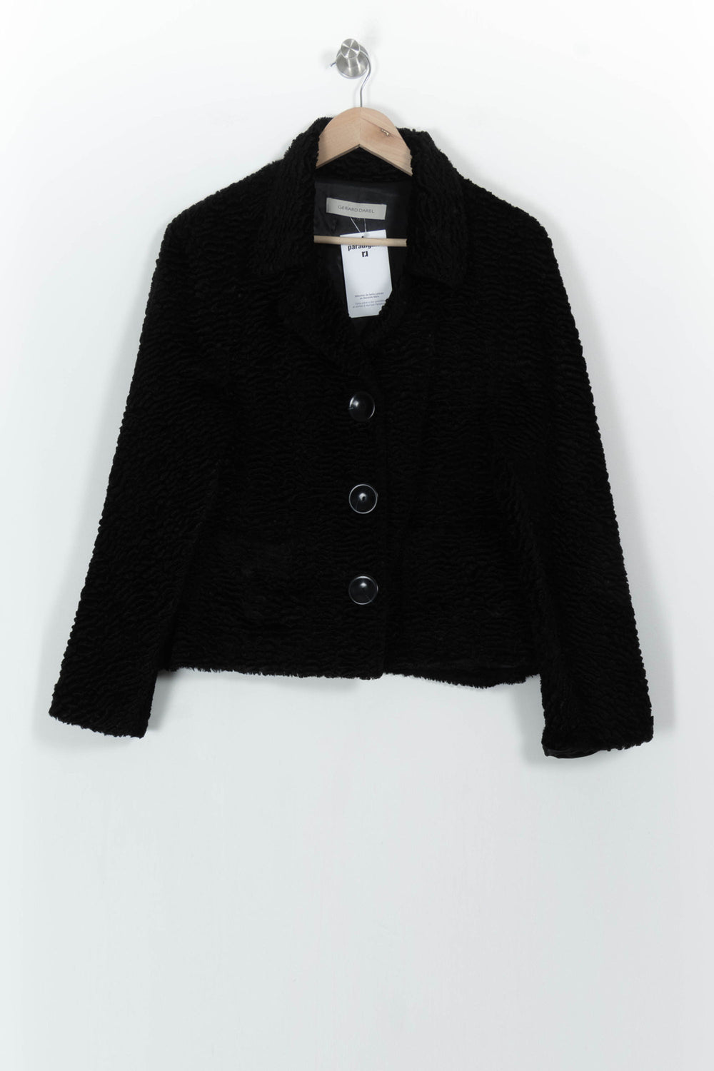 Veste Noire - Taille M/38 de la marque Gerard Darel | PARAD104743 - Vendu par Paradigme - Image 2