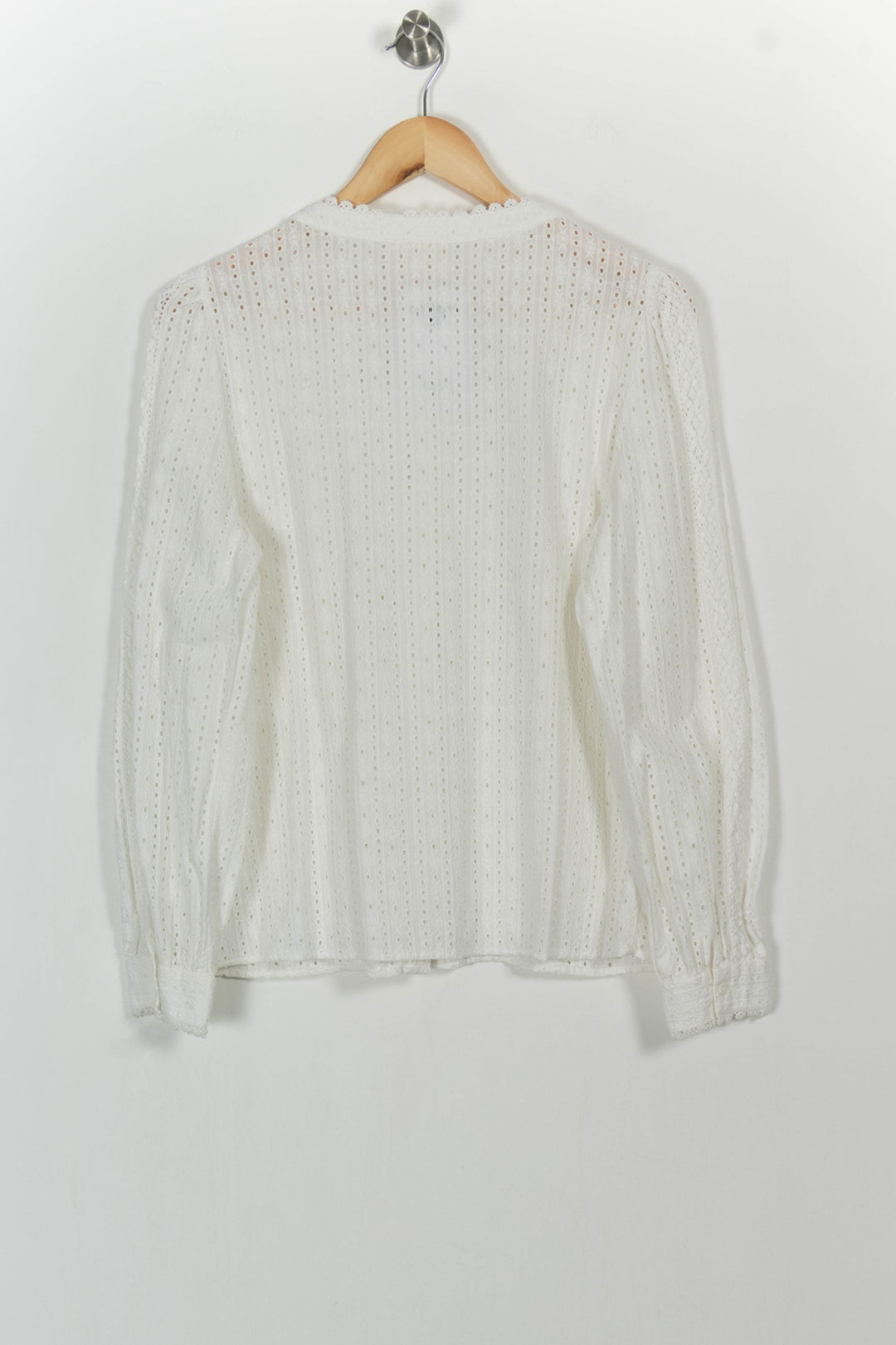Blouse Blanche - Taille XL/42 de la marque Sézane | PARAD104746 - Vendu par Paradigme - Image 4