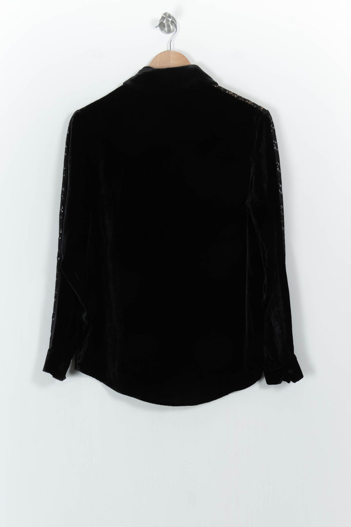 Chemise Noire - Taille XS/34 de la marque The Kooples | PARAD104749 - Vendu par Paradigme - Image 4