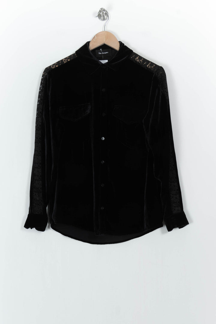 Chemise Noire - Taille XS/34 de la marque The Kooples | PARAD104749 - Vendu par Paradigme - Image 2