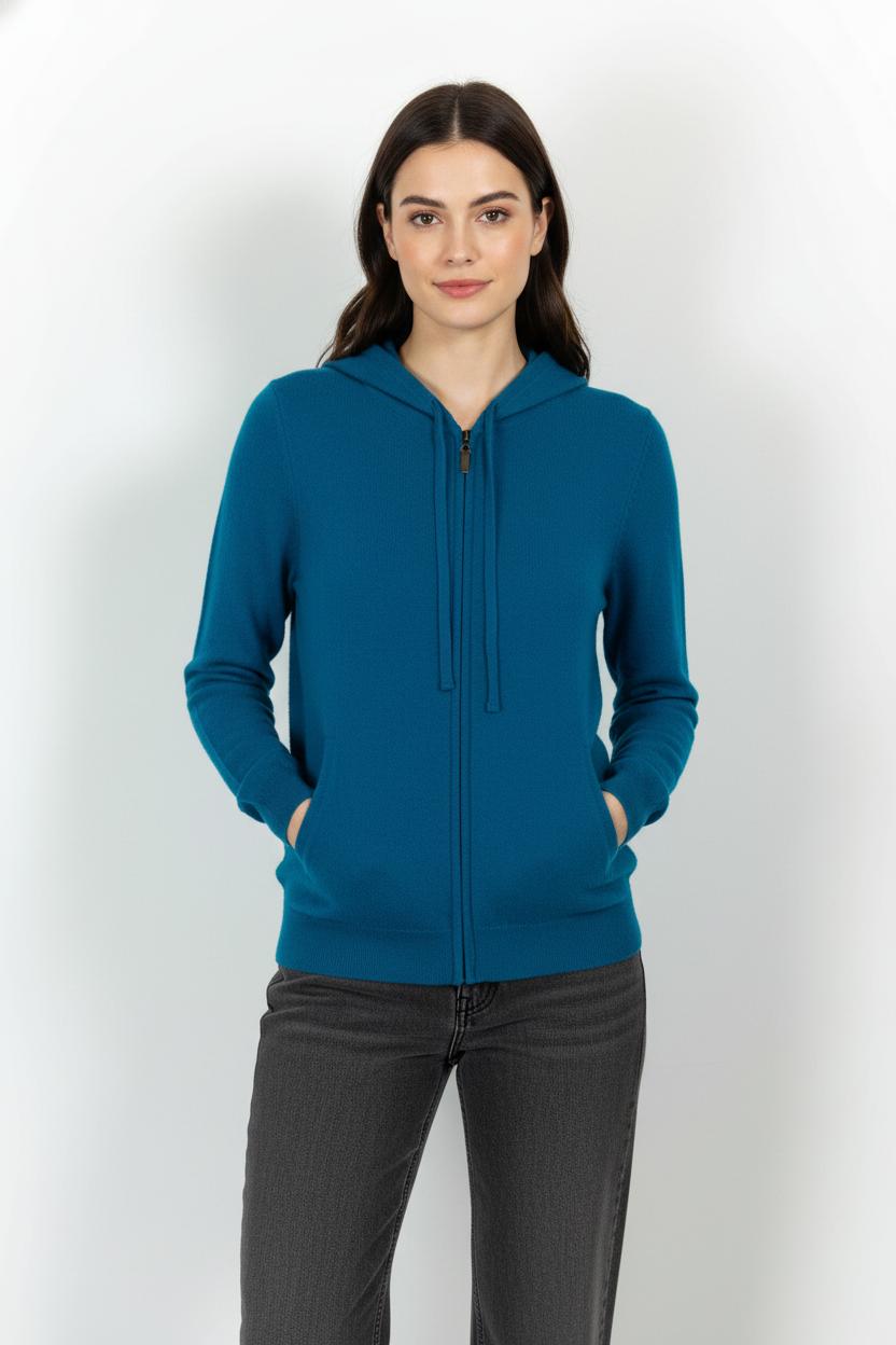 Sweat à Capuche Bleu - Taille M/38 de la marque Eric Bompard | PARAD104750 - Vendu par Paradigme - Image 1