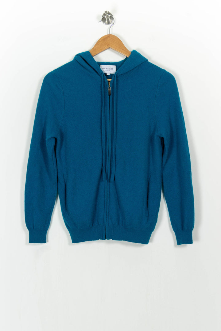 Sweat à Capuche Bleu - Taille M/38 de la marque Eric Bompard | PARAD104750 - Vendu par Paradigme - Image 2
