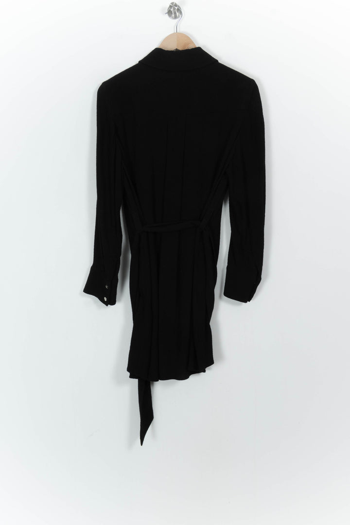 Robe Chemise Noire - Taille M/38 de la marque ba&sh | PARAD104755 - Vendu par Paradigme - Image 4