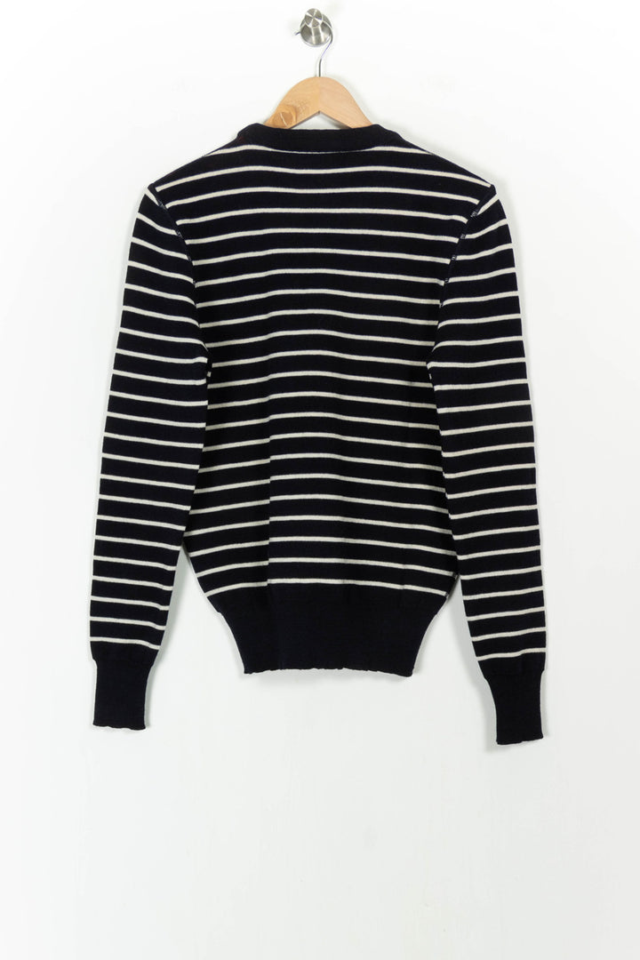 Pull Bleu et Blanc - Taille S/36 de la marque Ami Paris | PARAD104763 - Vendu par Paradigme - Image 4