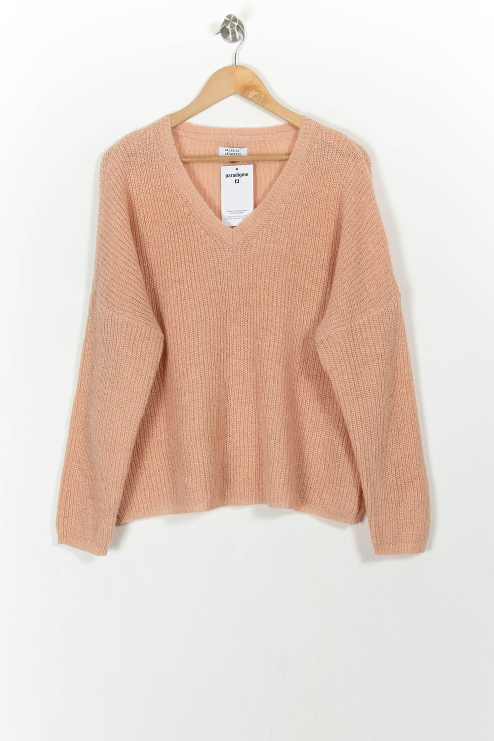 Pull Rose - Taille L/40 de la marque Galeries Lafayette | PARAD104766 - Vendu par Paradigme - Image 2