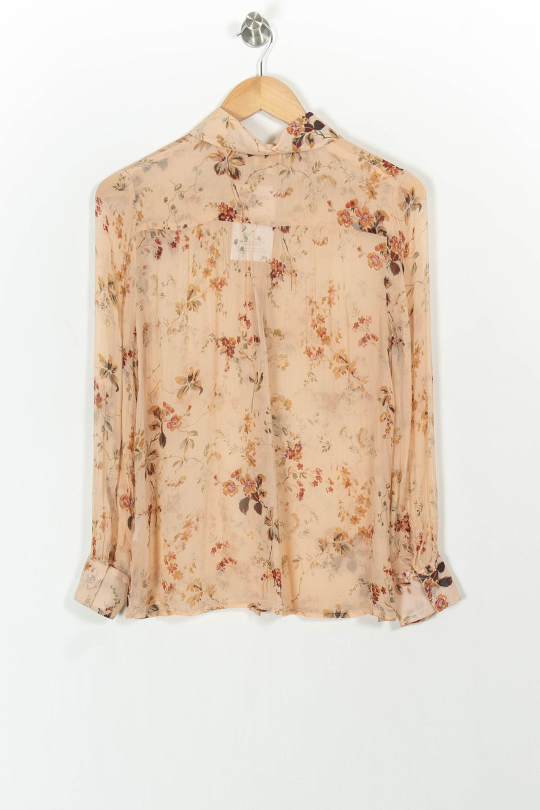 Chemise Fleurie Beige - Taille S/36 de la marque Pablo | PARAD104771 - Vendu par Paradigme - Image 4