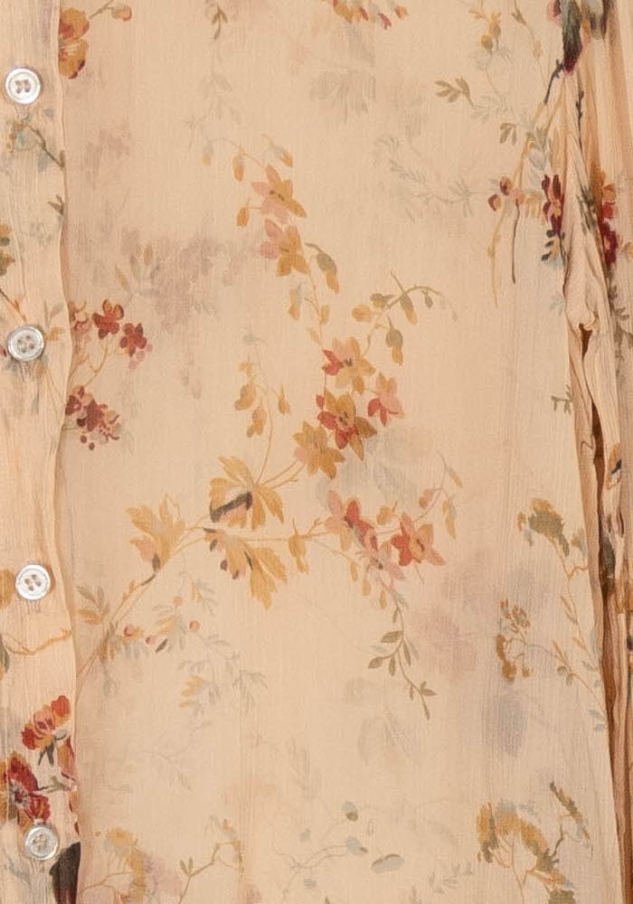 Chemise Fleurie Beige - Taille S/36 de la marque Pablo | PARAD104771 - Vendu par Paradigme - Image 3
