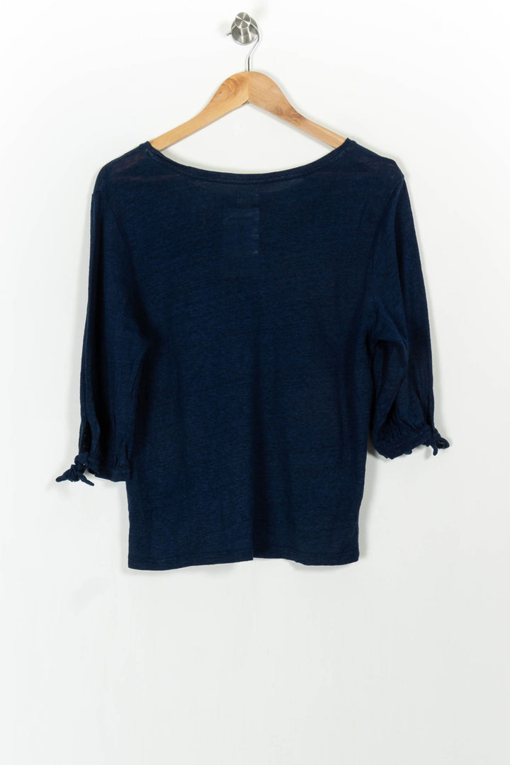 Blouse Bleue - Taille L/40 de la marque Des petits hauts | PARAD104773 - Vendu par Paradigme - Image 4