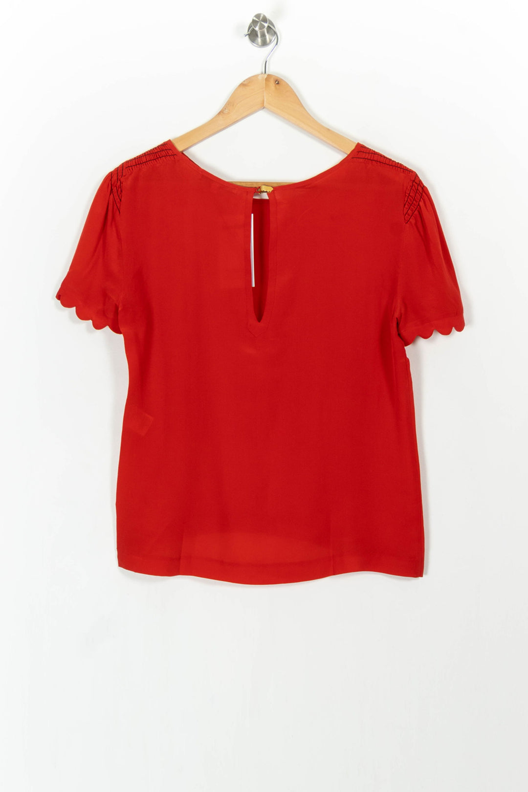 Blouse Rouge - Taille M/38 de la marque Maje | PARAD104776 - Vendu par Paradigme - Image 4