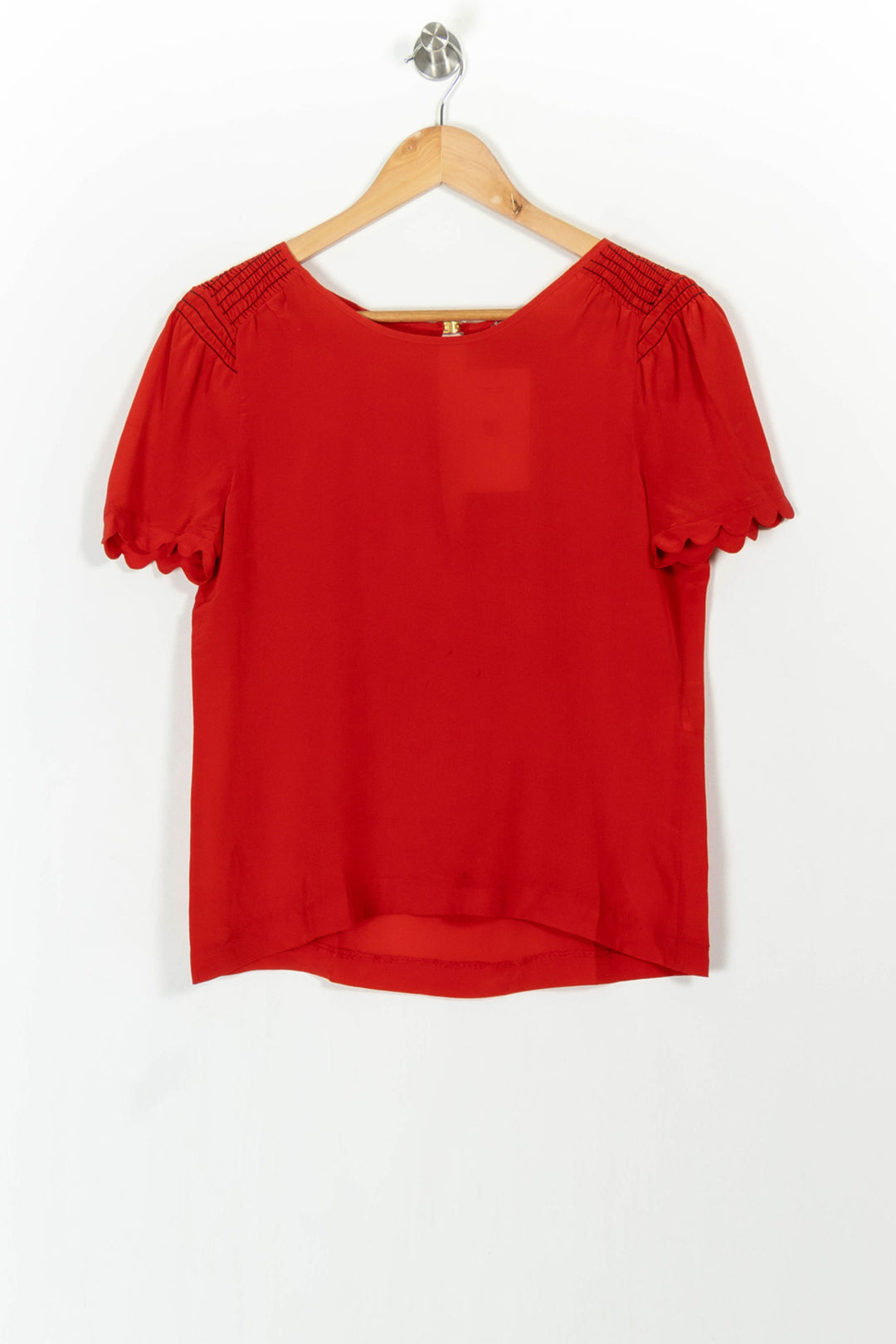 Blouse Rouge - Taille M/38 de la marque Maje | PARAD104776 - Vendu par Paradigme - Image 2