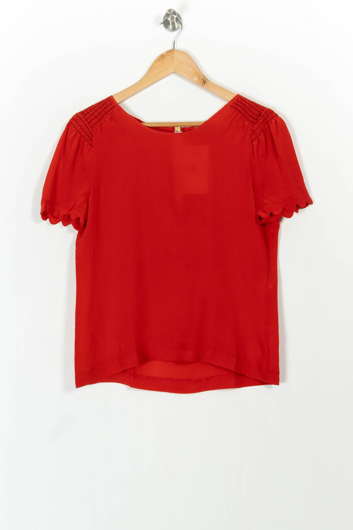 Blouse Rouge - Taille M/38 de la marque Maje | PARAD104776 - Vendu par Paradigme - Image 2