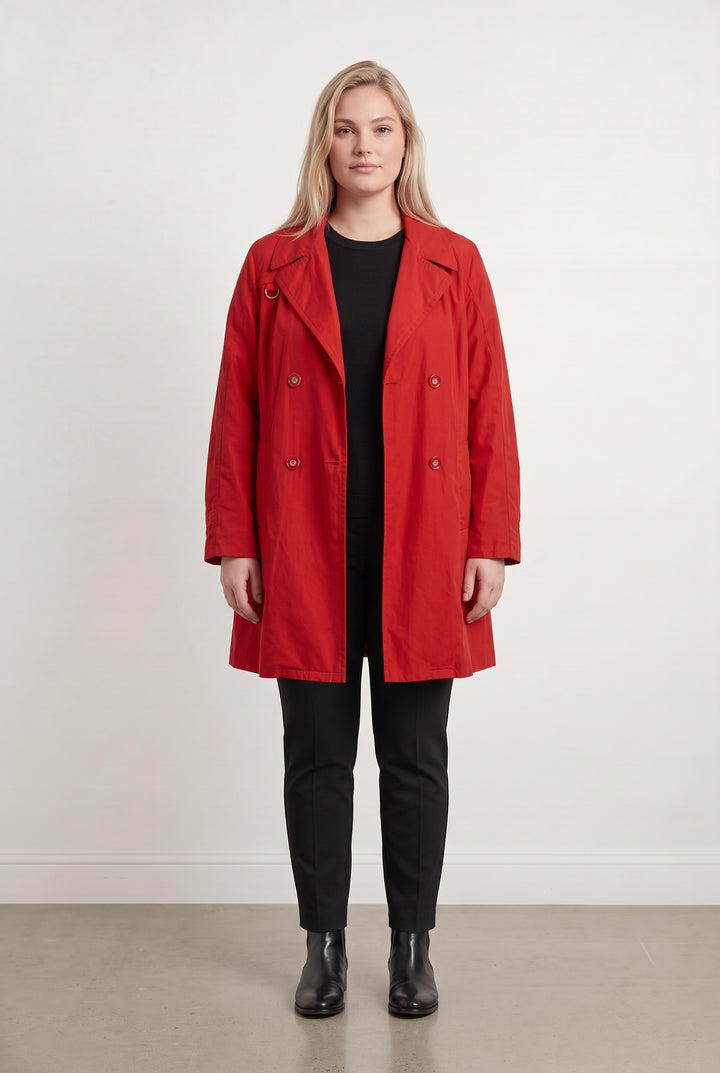 Trench Rouge - Taille XXL/44 de la marque Marina Rinaldi | PARAD104778 - Vendu par Paradigme - Image 1
