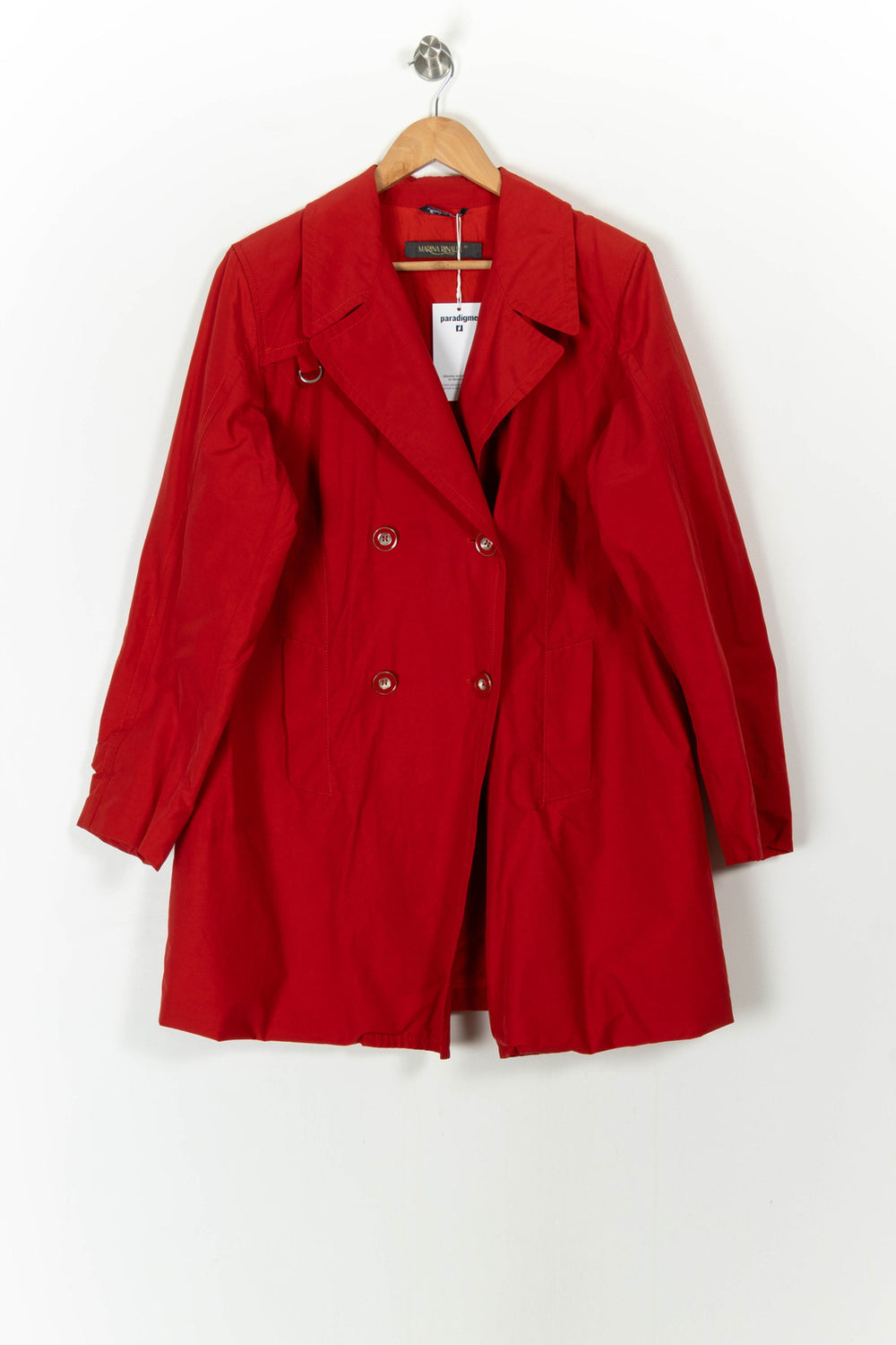 Trench Rouge - Taille XXL/44 de la marque Marina Rinaldi | PARAD104778 - Vendu par Paradigme - Image 2