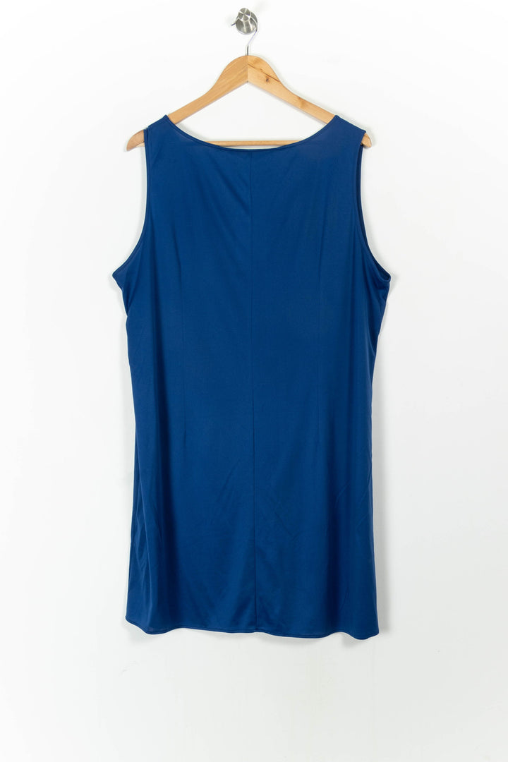 Robe sans manches Bleue - Taille XXL/44 de la marque Marina Rinaldi | PARAD104779 - Vendu par Paradigme - Image 4