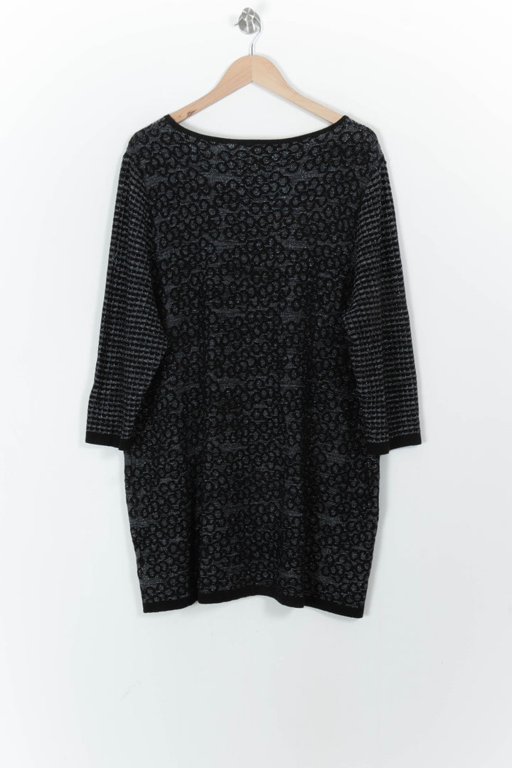 Robe Courte Grise - Taille XL/42 de la marque Marina Rinaldi | PARAD104781 - Vendu par Paradigme - Image 4