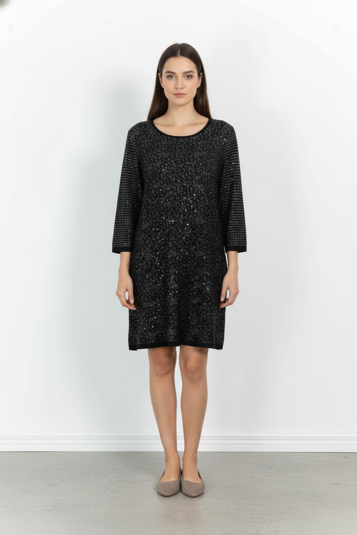 Robe Courte Grise - Taille XL/42 de la marque Marina Rinaldi | PARAD104781 - Vendu par Paradigme - Image 1