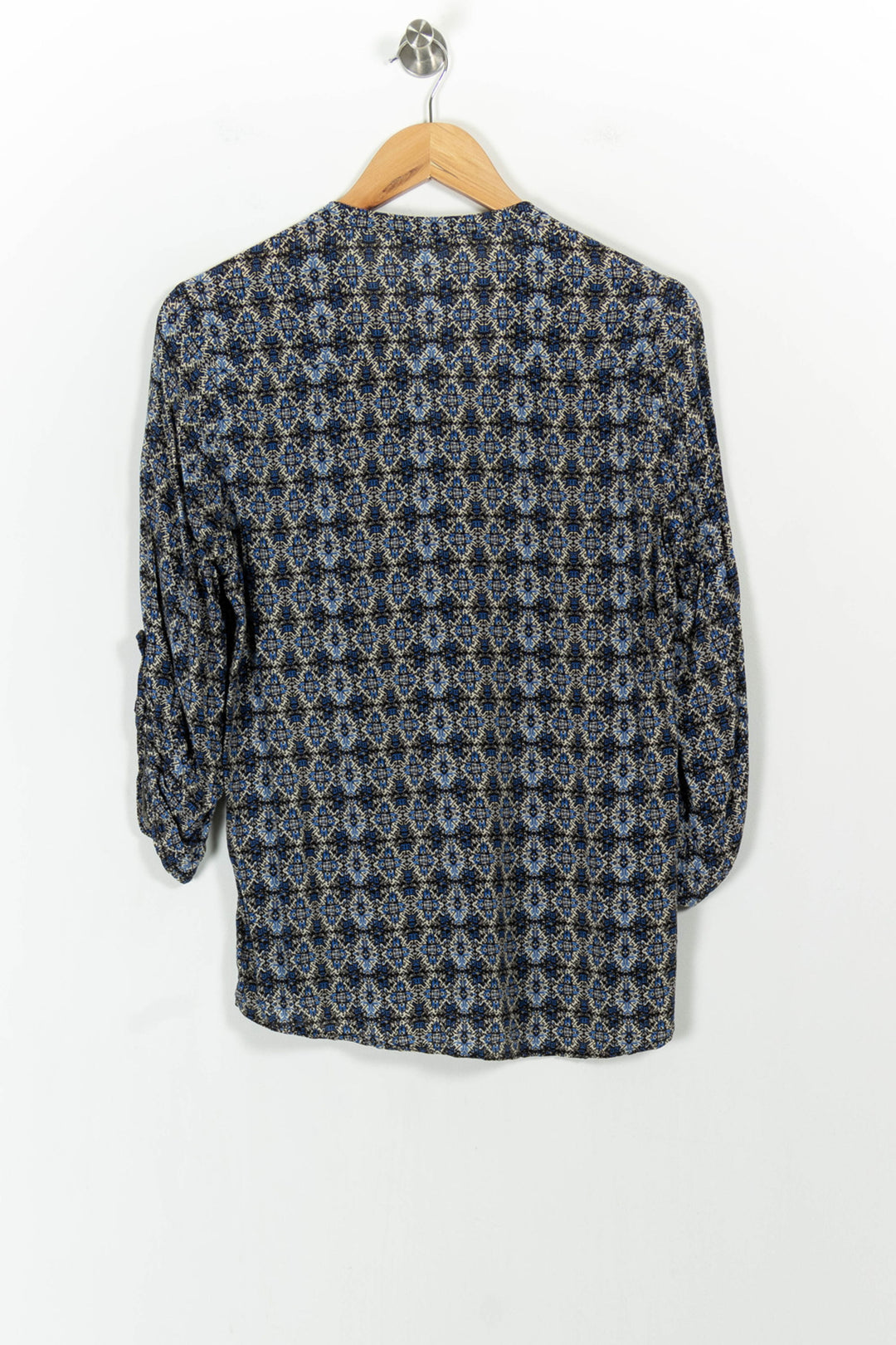 Blouse Bleu et Beige - Taille L/40 de la marque Sud express | PARAD104783 - Vendu par Paradigme - Image 4