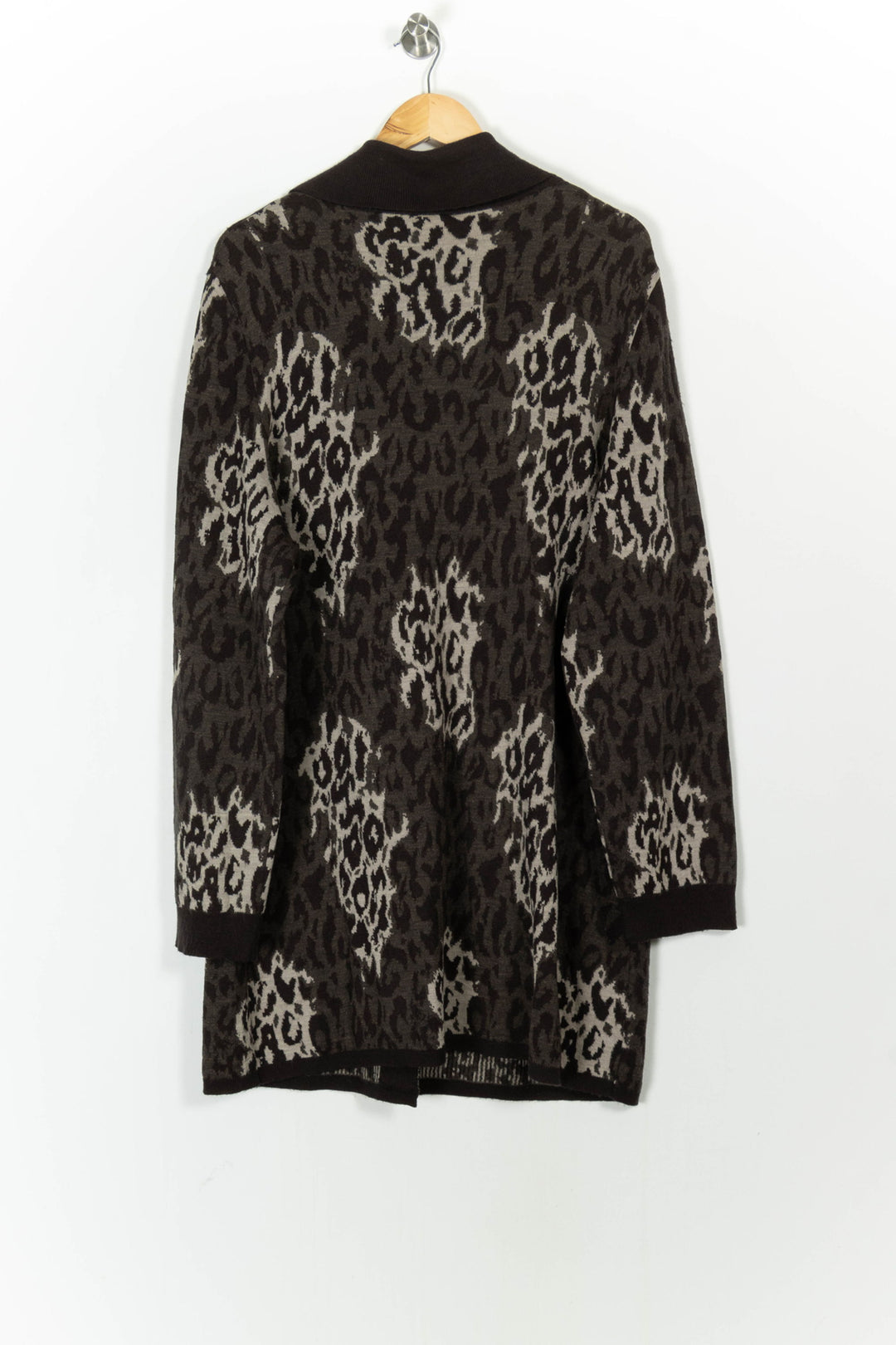 Cardigan Marron et Beige - Taille XL/42 de la marque Marina Rinaldi | PARAD104785 - Vendu par Paradigme - Image 4
