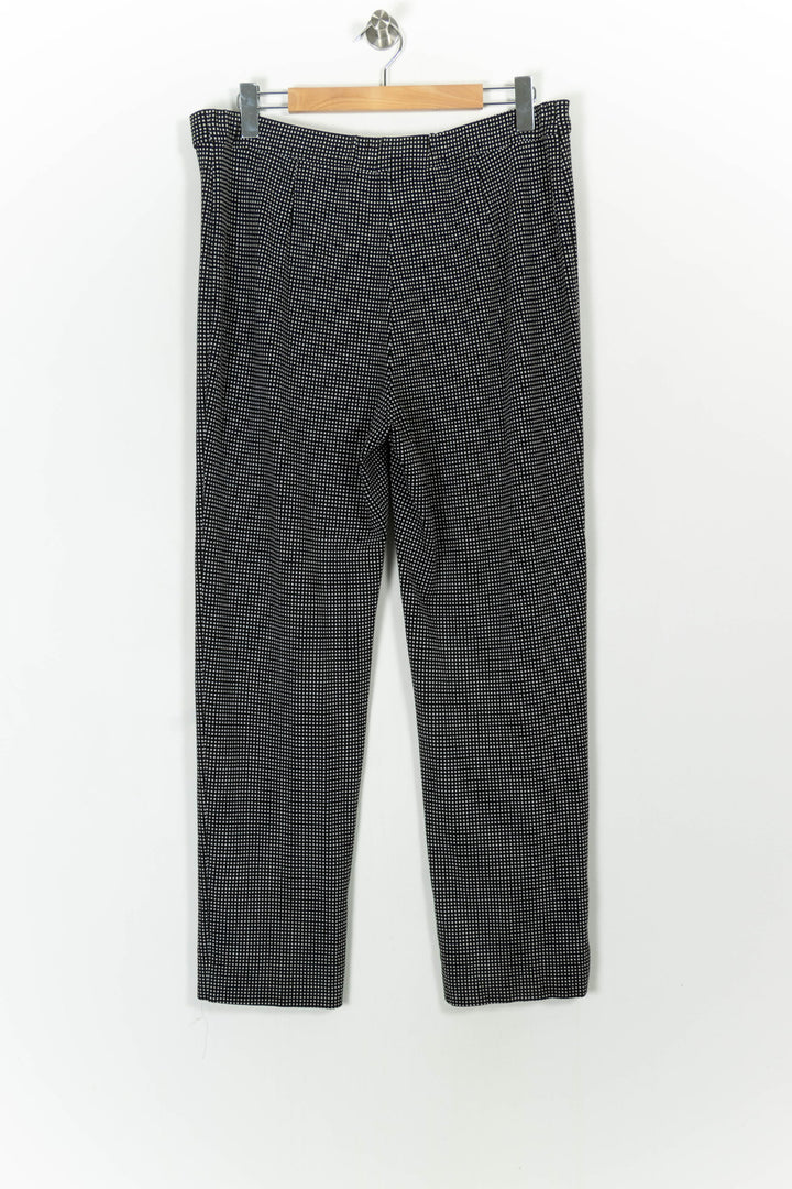 Pantalon Noir et Blanc - Taille L/40 de la marque Marina Rinaldi | PARAD104786 - Vendu par Paradigme - Image 4